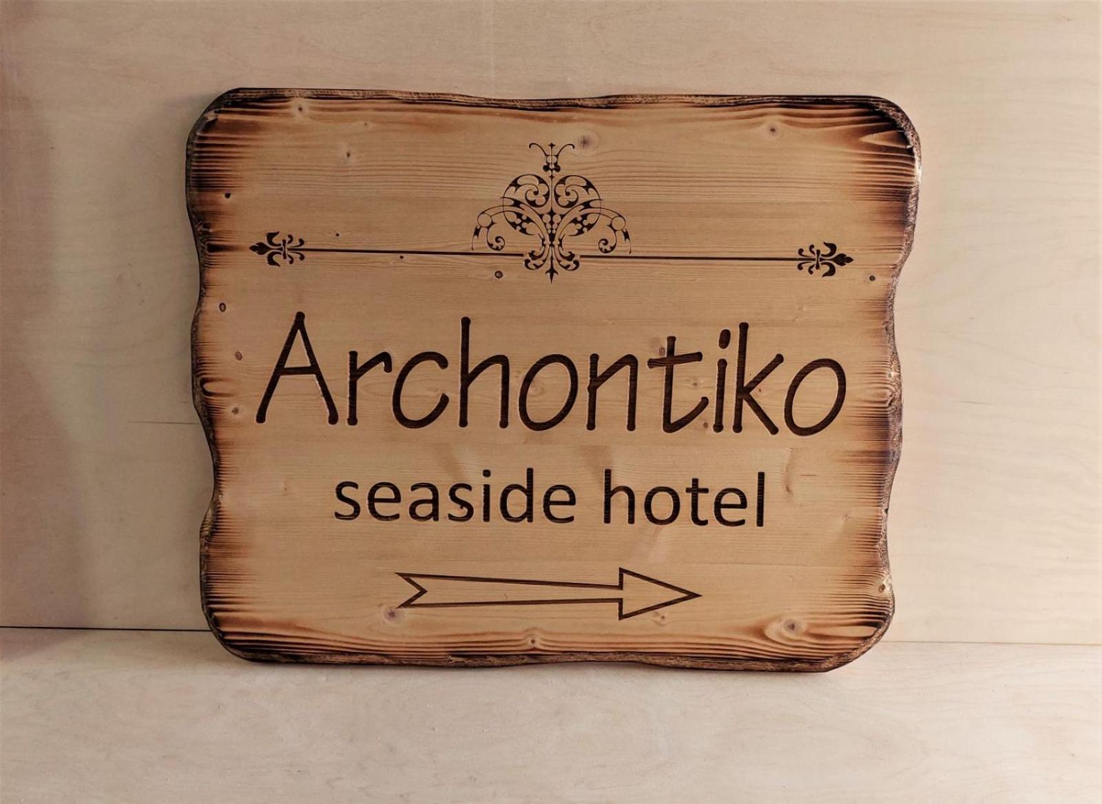 Archontiko Seaside Hotel Платаньяс Экстерьер фото