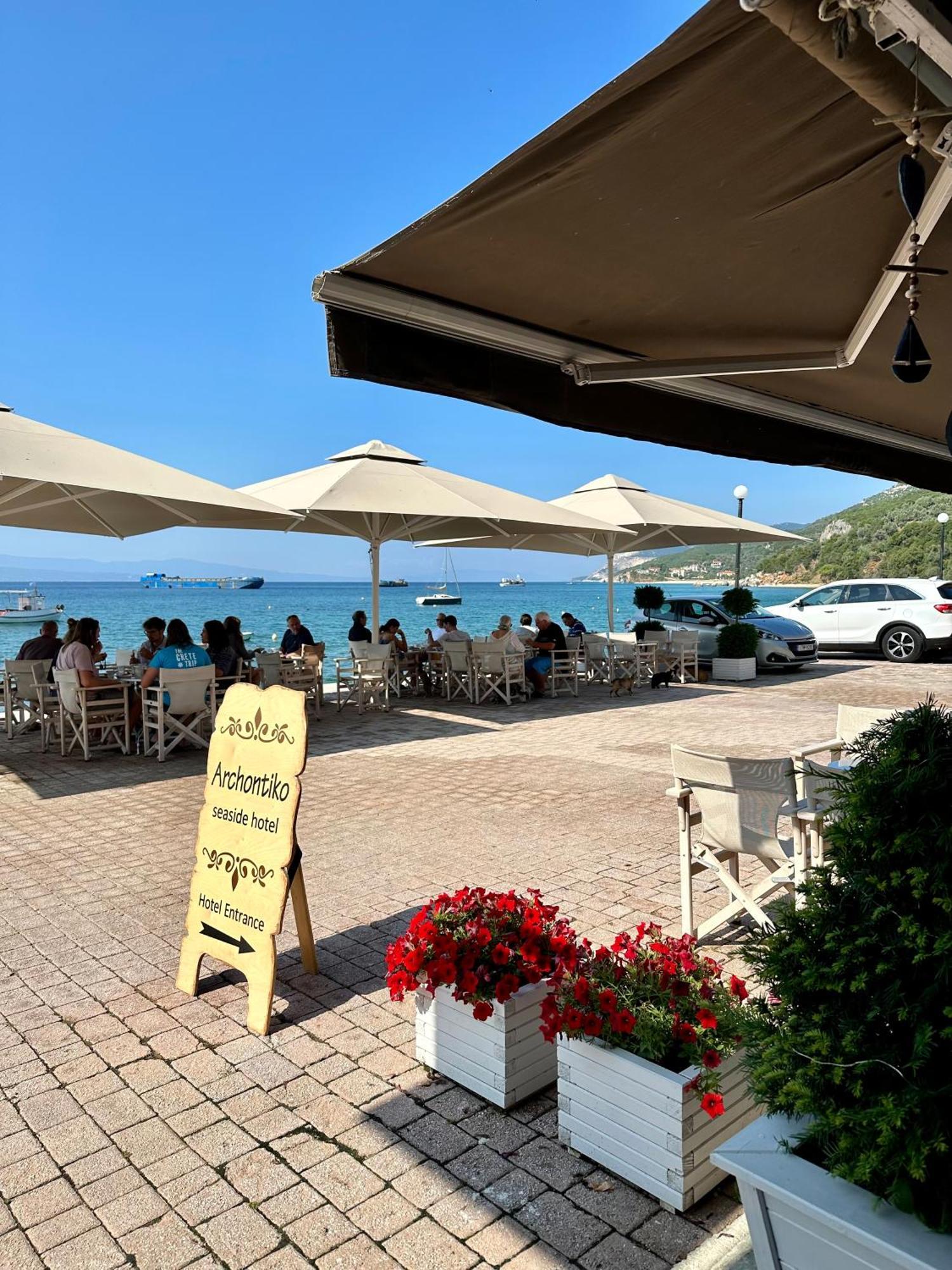 Archontiko Seaside Hotel Платаньяс Экстерьер фото