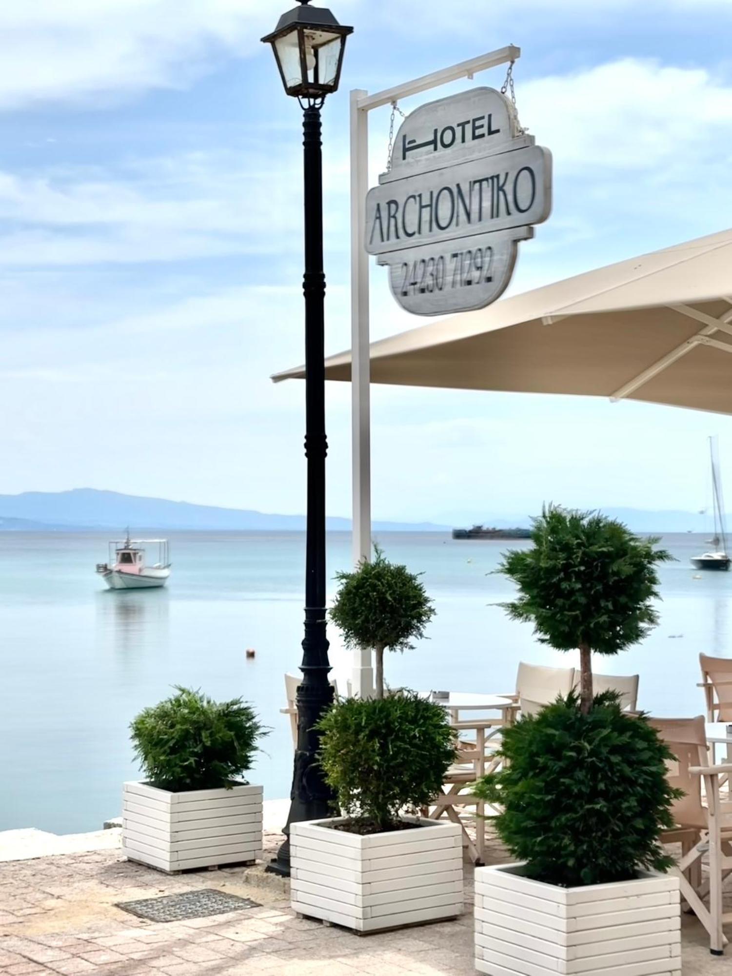 Archontiko Seaside Hotel Платаньяс Экстерьер фото