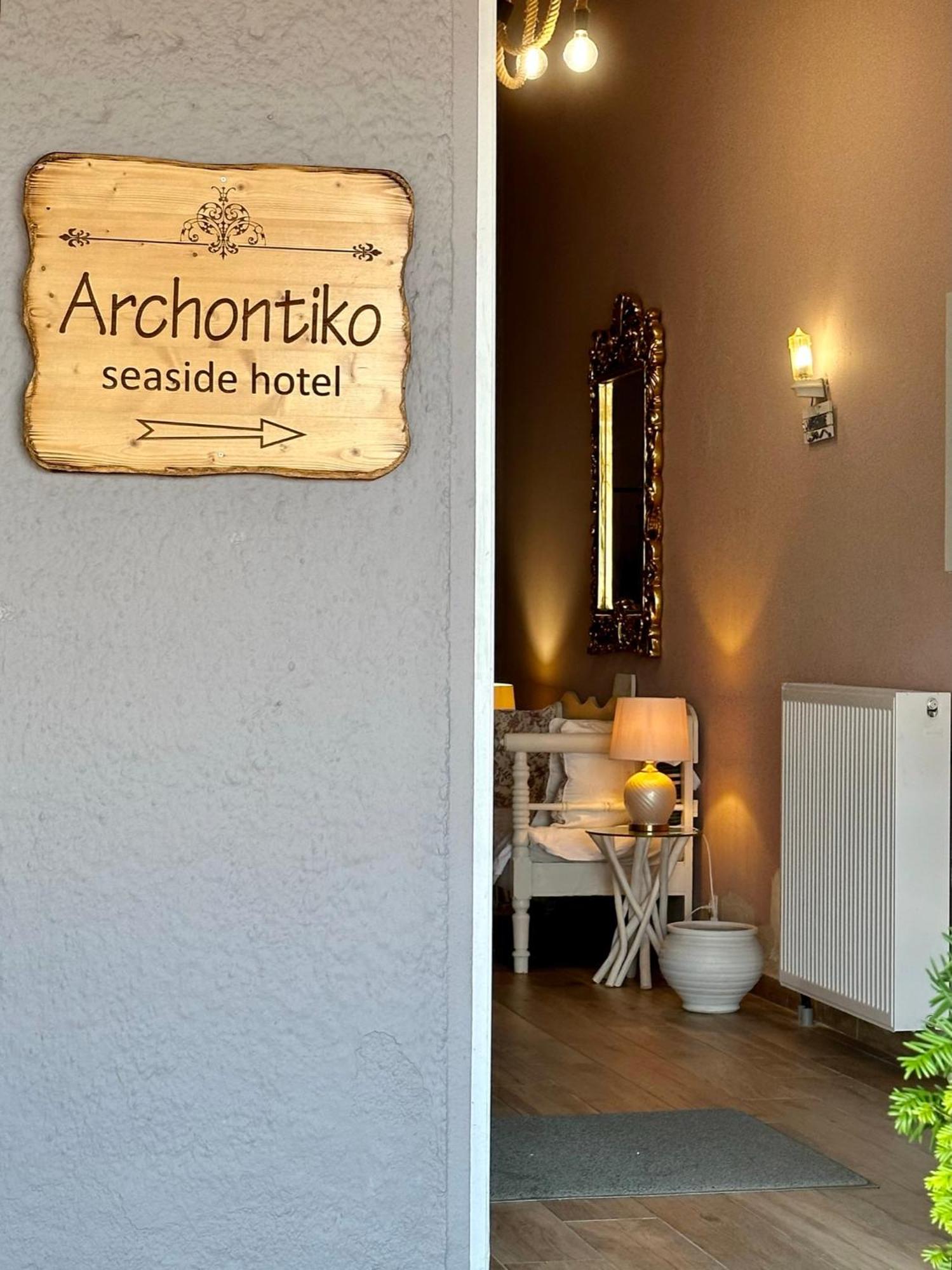 Archontiko Seaside Hotel Платаньяс Экстерьер фото