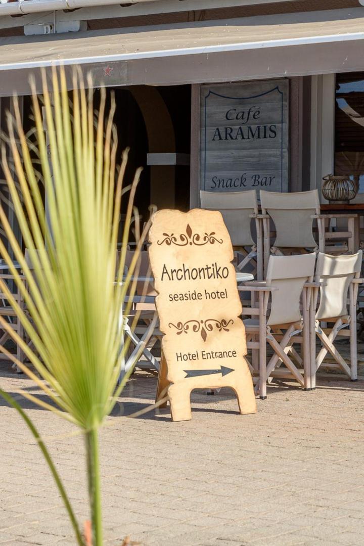 Archontiko Seaside Hotel Платаньяс Экстерьер фото